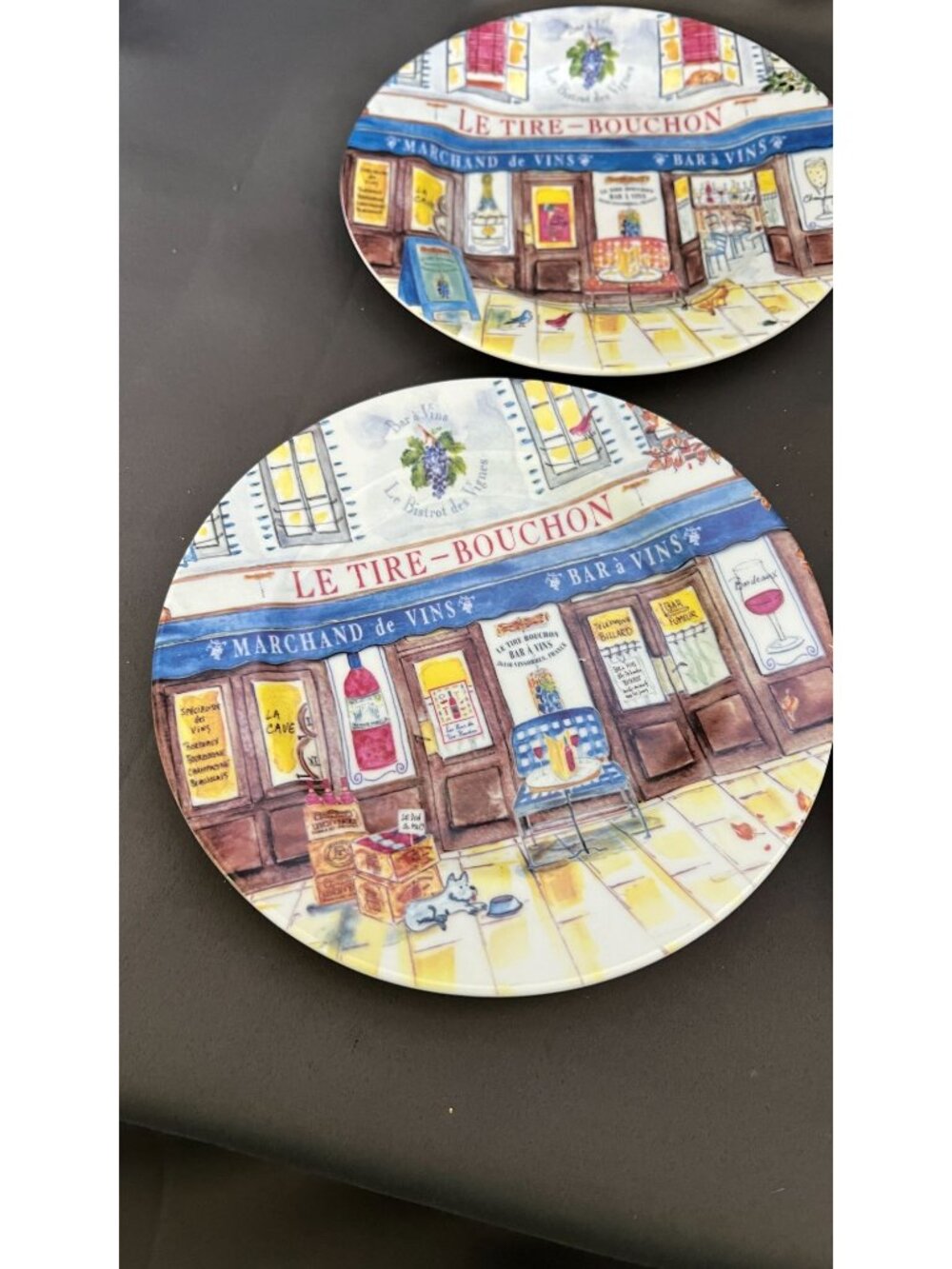Jill Butler French Bistro Salad Plates Set Of 4 Vintage Style - Picture 4 of 5